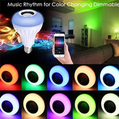 Smart LED RGB Bluetooth Speaker Bulb 12W E27