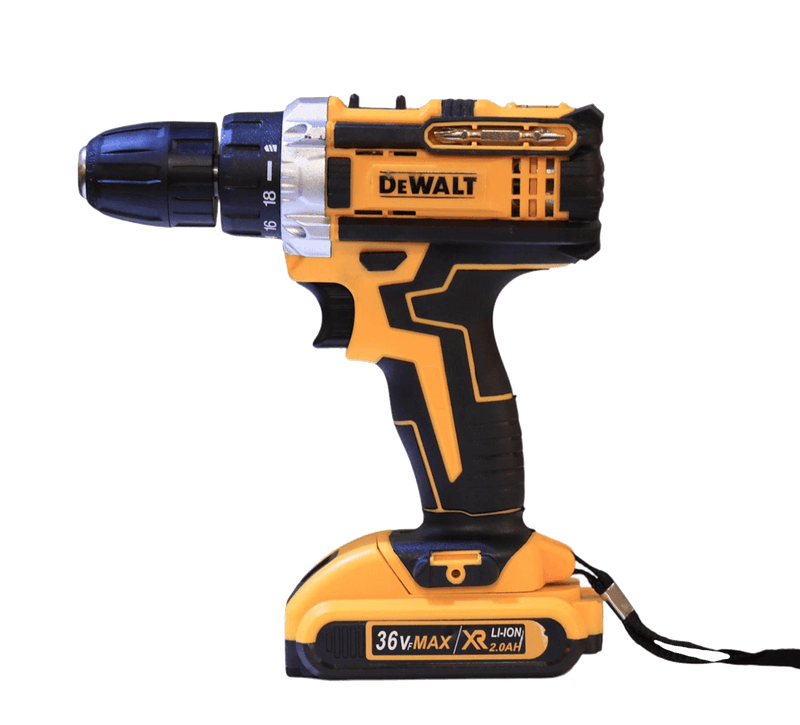 Dewalt 36V Cordless Drill With Complete Toolset