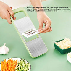 Vegetable Slicer, 5 in 1 Mandoline Slicer for Kitchen